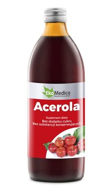 Acerola 500ml Ekamedica z wiśni aceroli z wit C