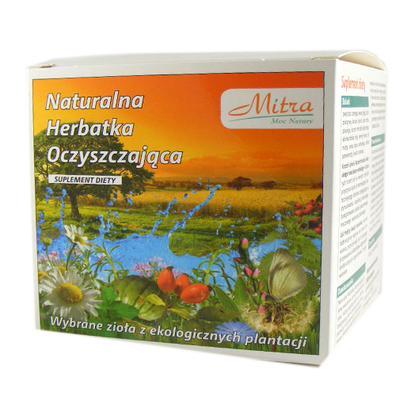 Naturalna Herbata Oczyszczająca 30 saszetek Mitra z mniszkiem