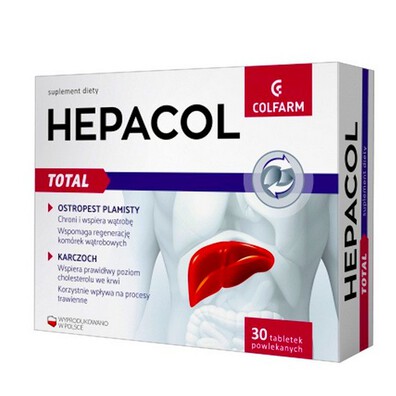 Hepacol Total 30 tabletek Colfarm