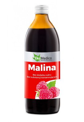 Malina 500ml Ekamedica - sok z malin z witaminą c