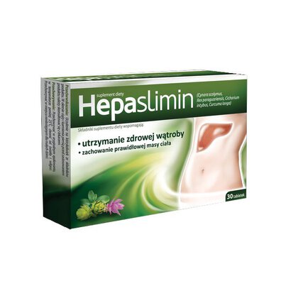 Hepaslimin Aflofarm 30 tabletek na wątrobę