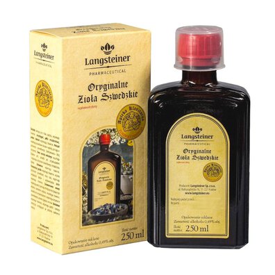 Oryginalne zioła szwedzkie 250 ml Langsteiner