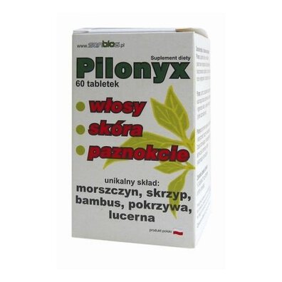 Pilonyx Sanbios 60 tabletek na włosy