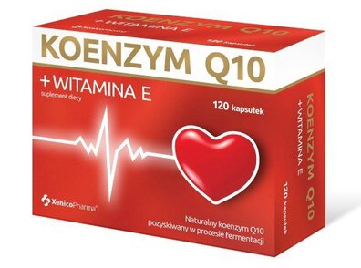 Koenzym Q10 + witamina E 120 kapsułek Xenico ubichinon tocoferol