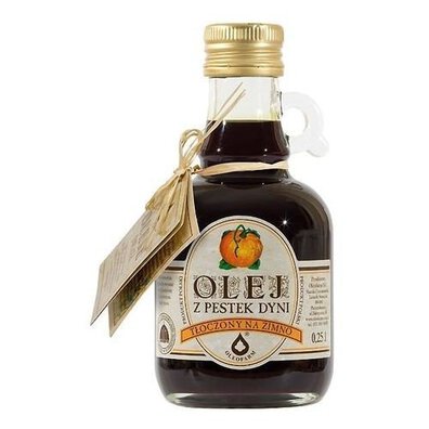 Olej z pestek dyni zimnotłoczony 250 ml - Oleofarm