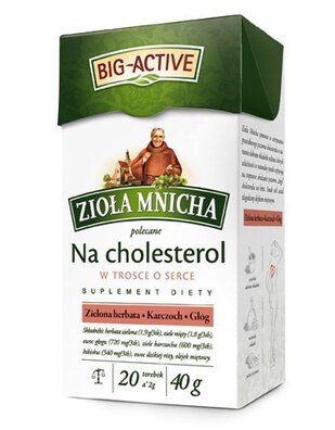 Zioła Mnicha - Na cholesterol - 20 saszetek