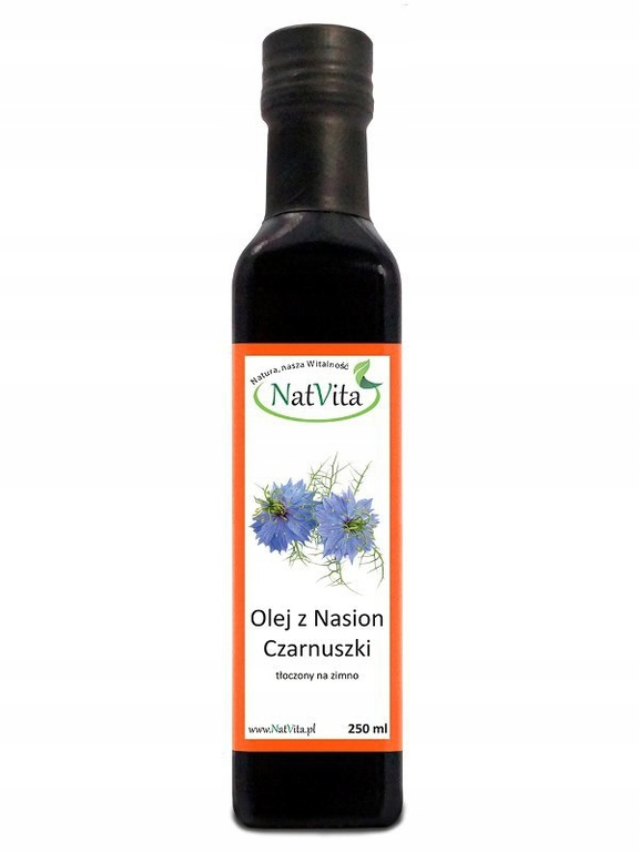 Olej z czarnuszki 250ml Natvita tłoczony na zimno (1)
