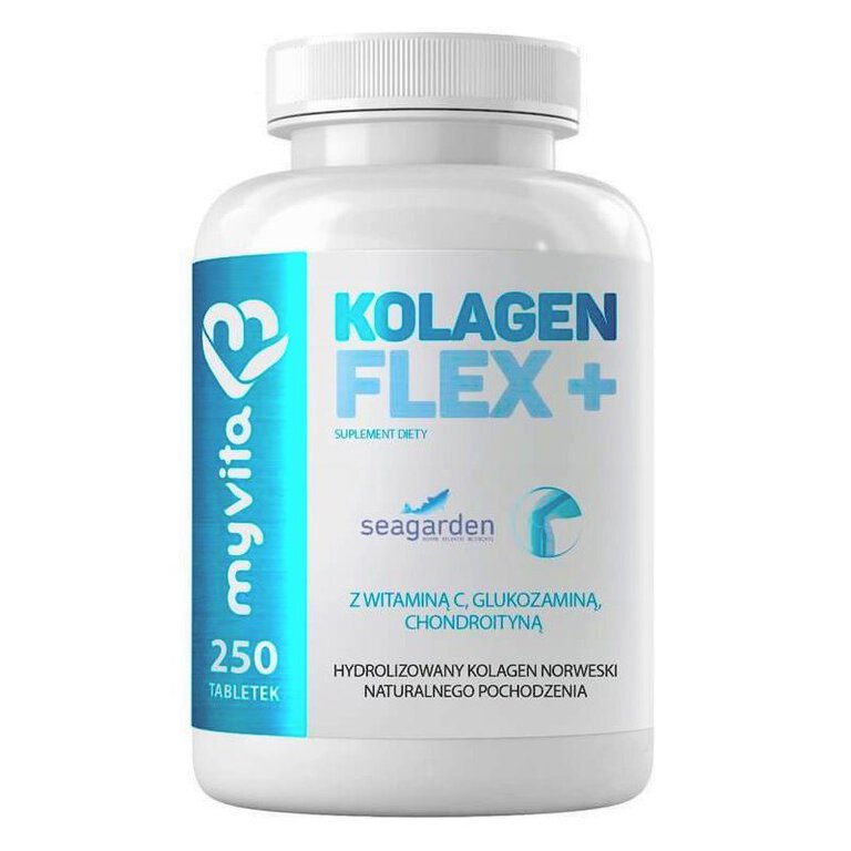 Kolagen Flex 250 tabletek MyVita Hydrolizowany Kolagen w tabletkach (1)