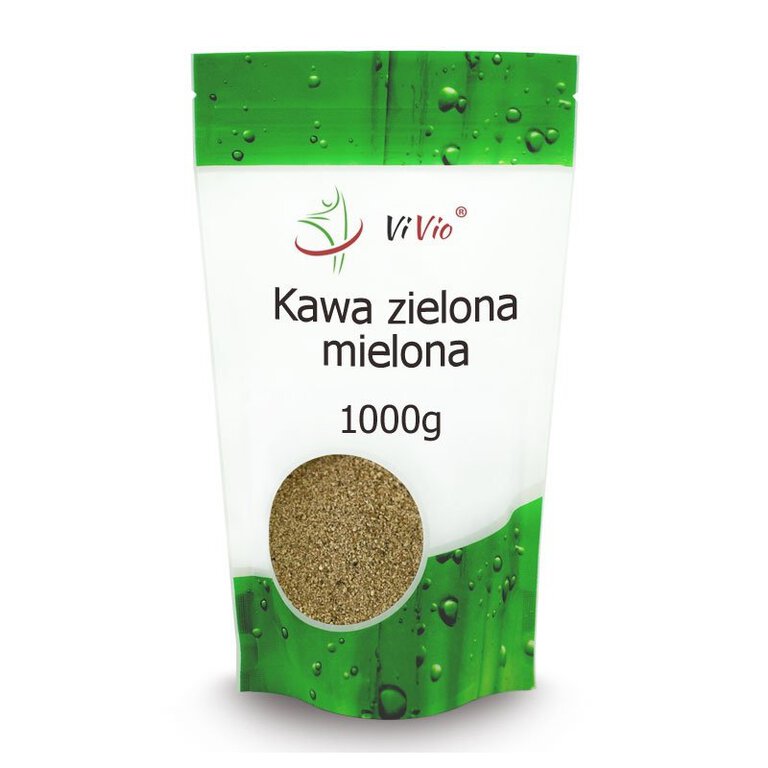 Kawa zielona mielona 1kg Vivio arabica import Brazylia  (1)