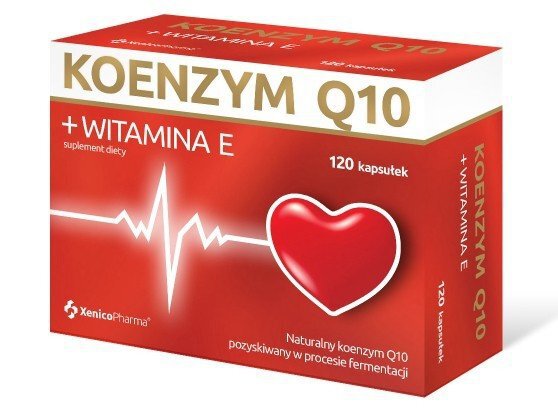 Koenzym Q10 + witamina E 120 kapsułek Xenico ubichinon tocoferol (1)