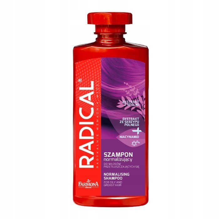Radical szampon normalizujacy 400ml Farmona do włosów tłustych Radical (1)
