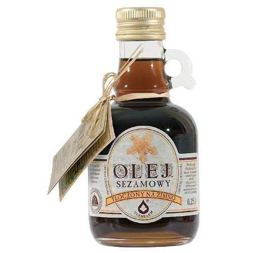 Olej sezamowy zimnotłoczony - 250ml - Oleofarm (1)