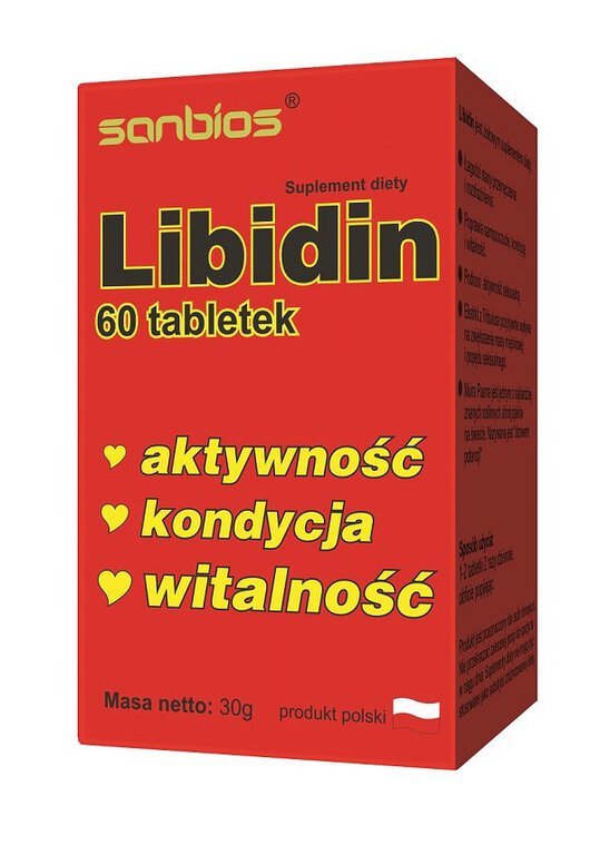 Libidin 60 tabletek Sanbios (1)