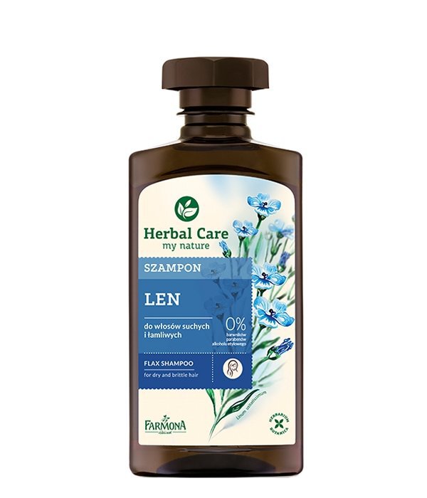 Herbal Care szampon w wyciągiem z lnu 330ml Farmona (1)
